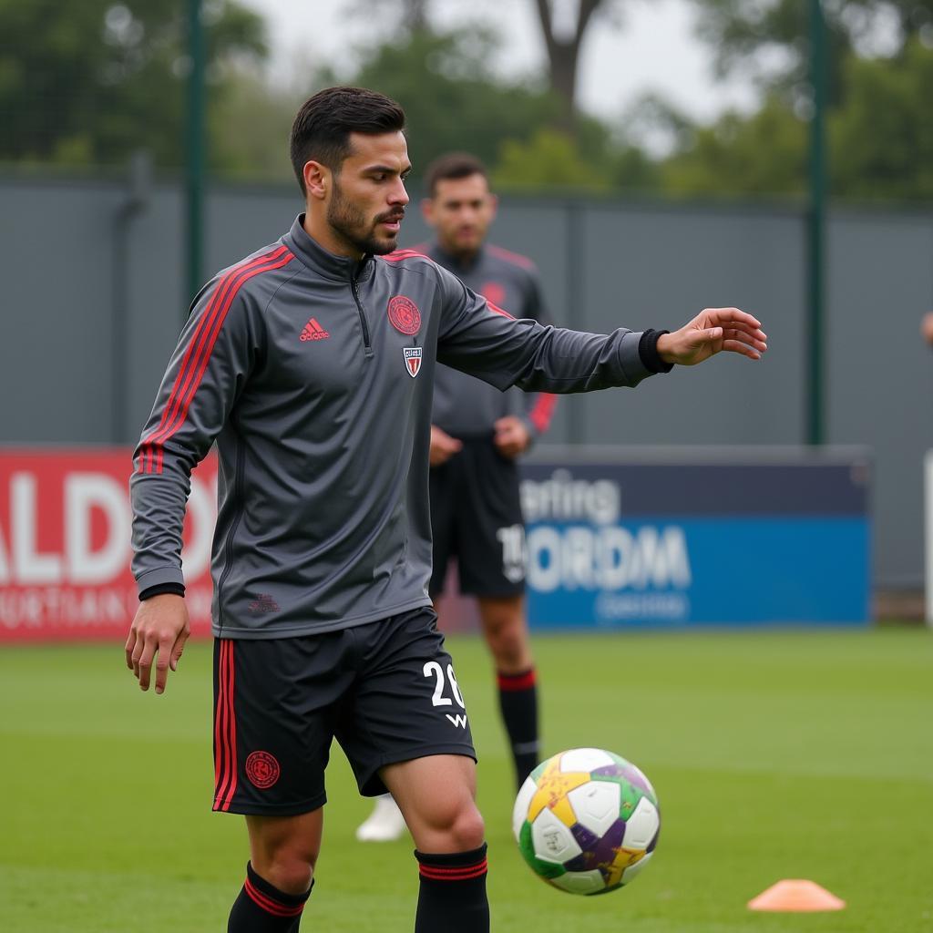 Beşiktaş Long Striker Training