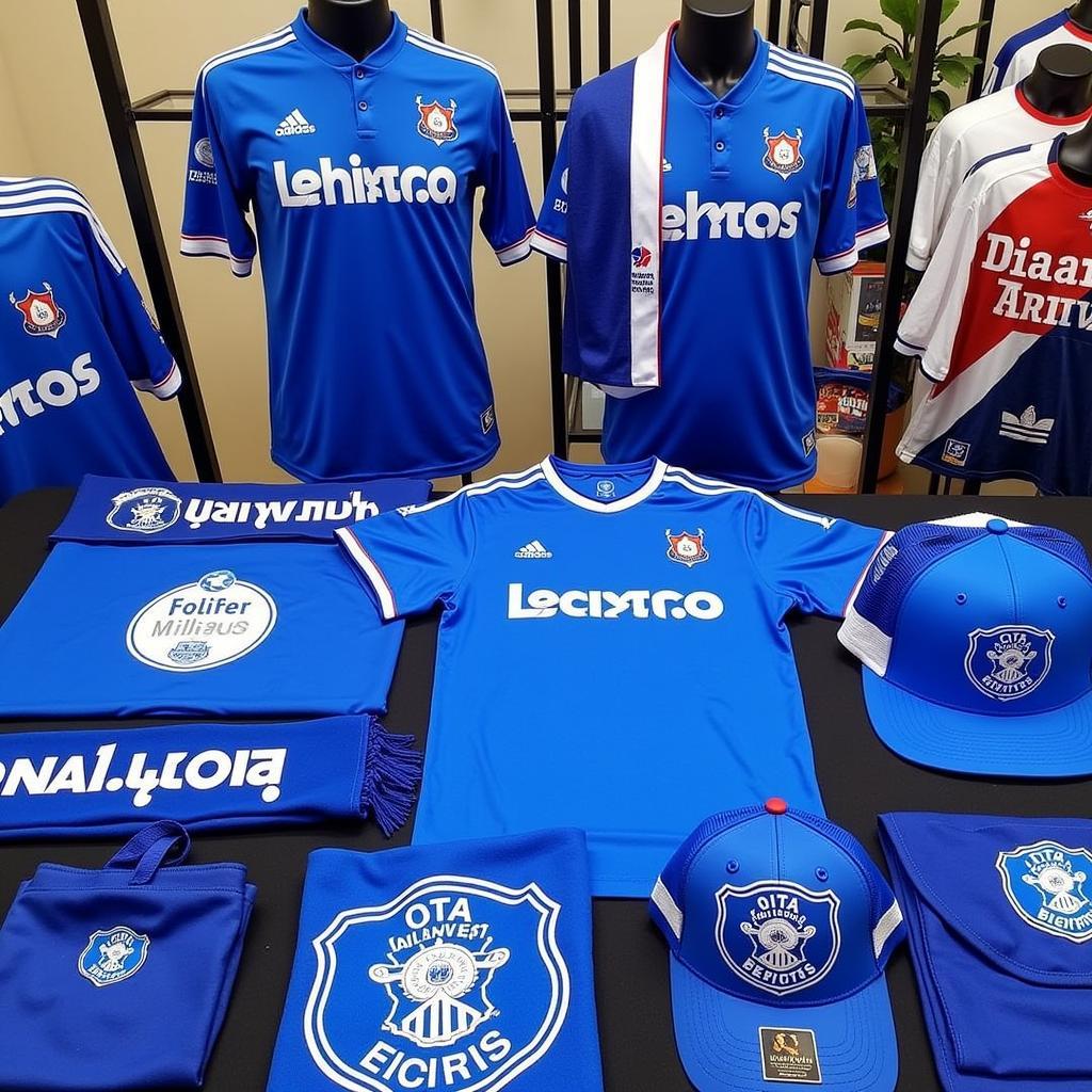 Besiktas "Mex Blue" Merchandise Display