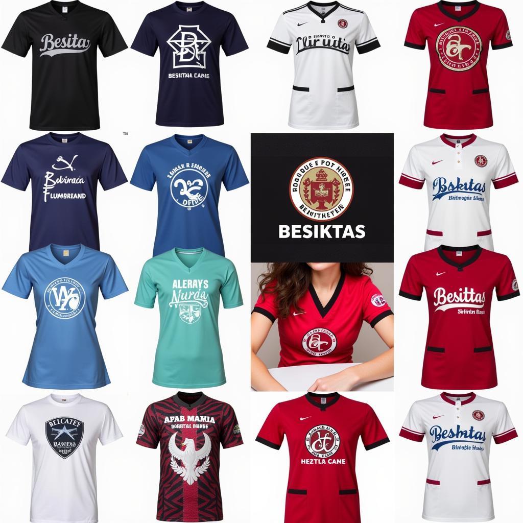 Variety of Besiktas Nurse T-Shirt Designs