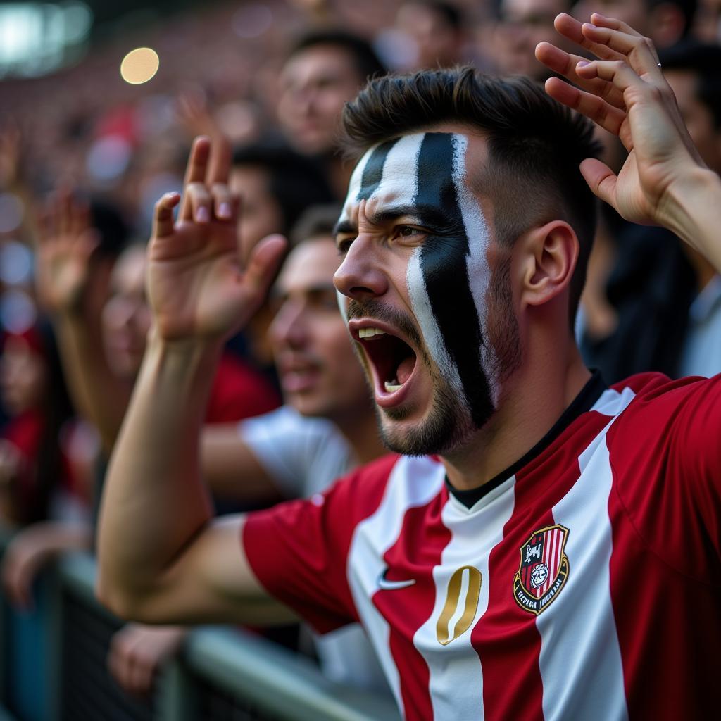 Beşiktaş Player Celebrating With Fans