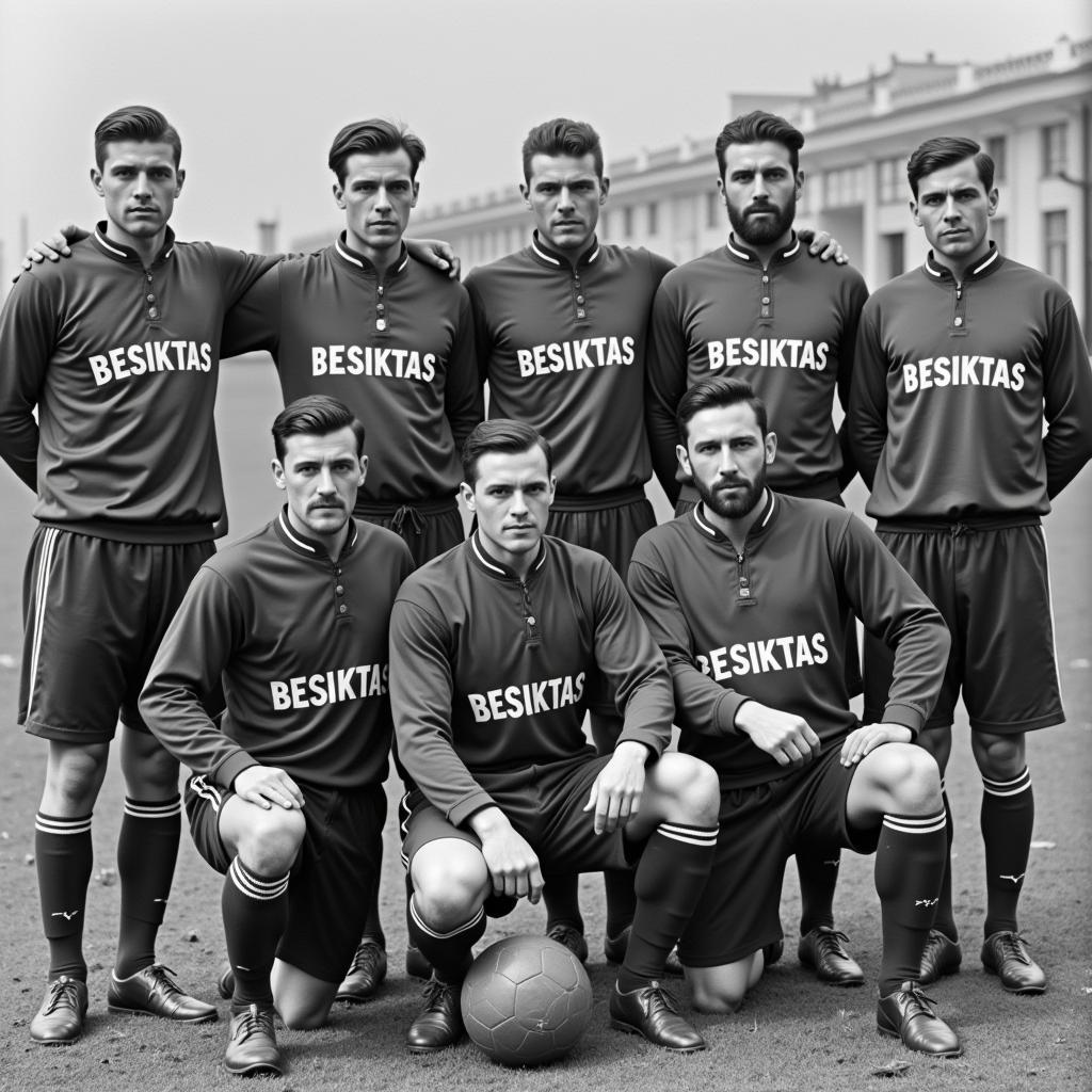 Besiktas players in the early 20th century