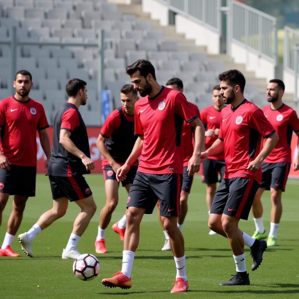 Besiktas Players Training Intensifying Their Preparations