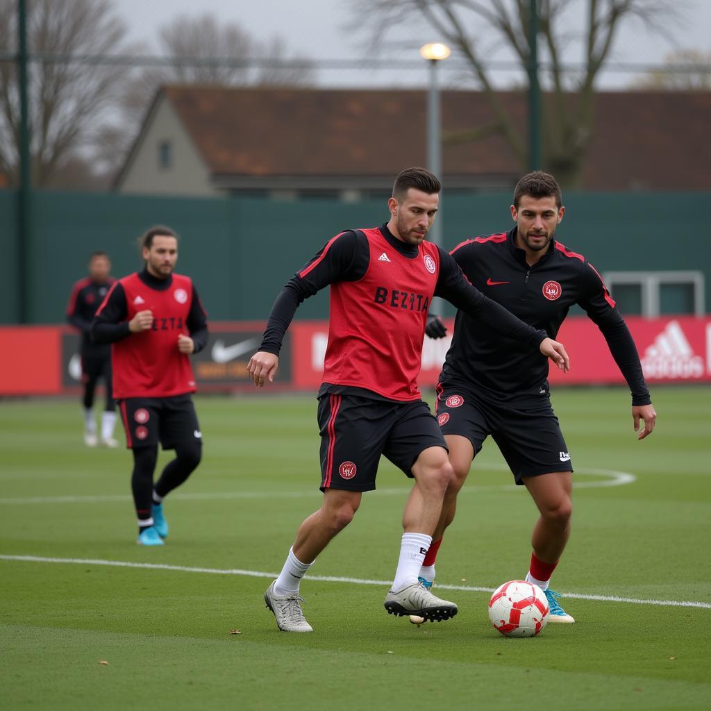 Beşiktaş Players Training Hard for the 2023 Season