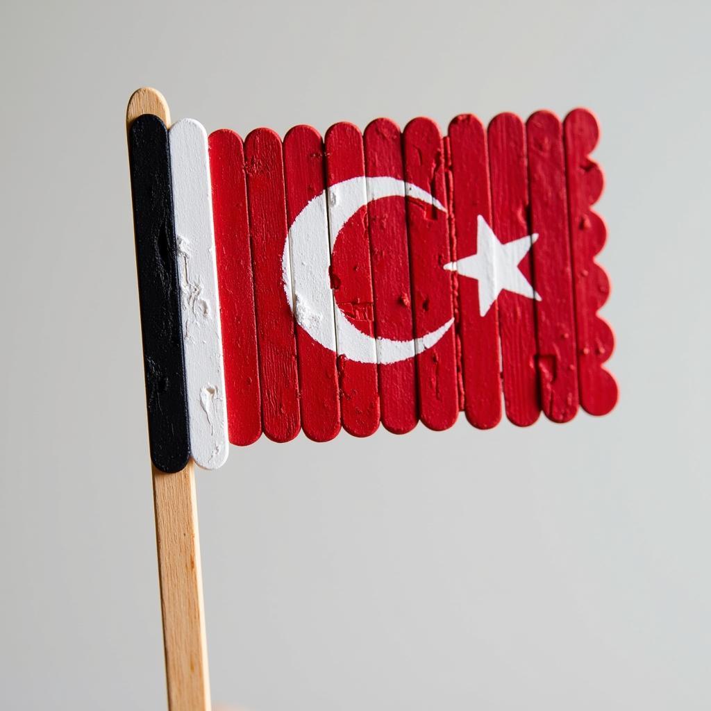 Beşiktaş Popsicle Stick Flag