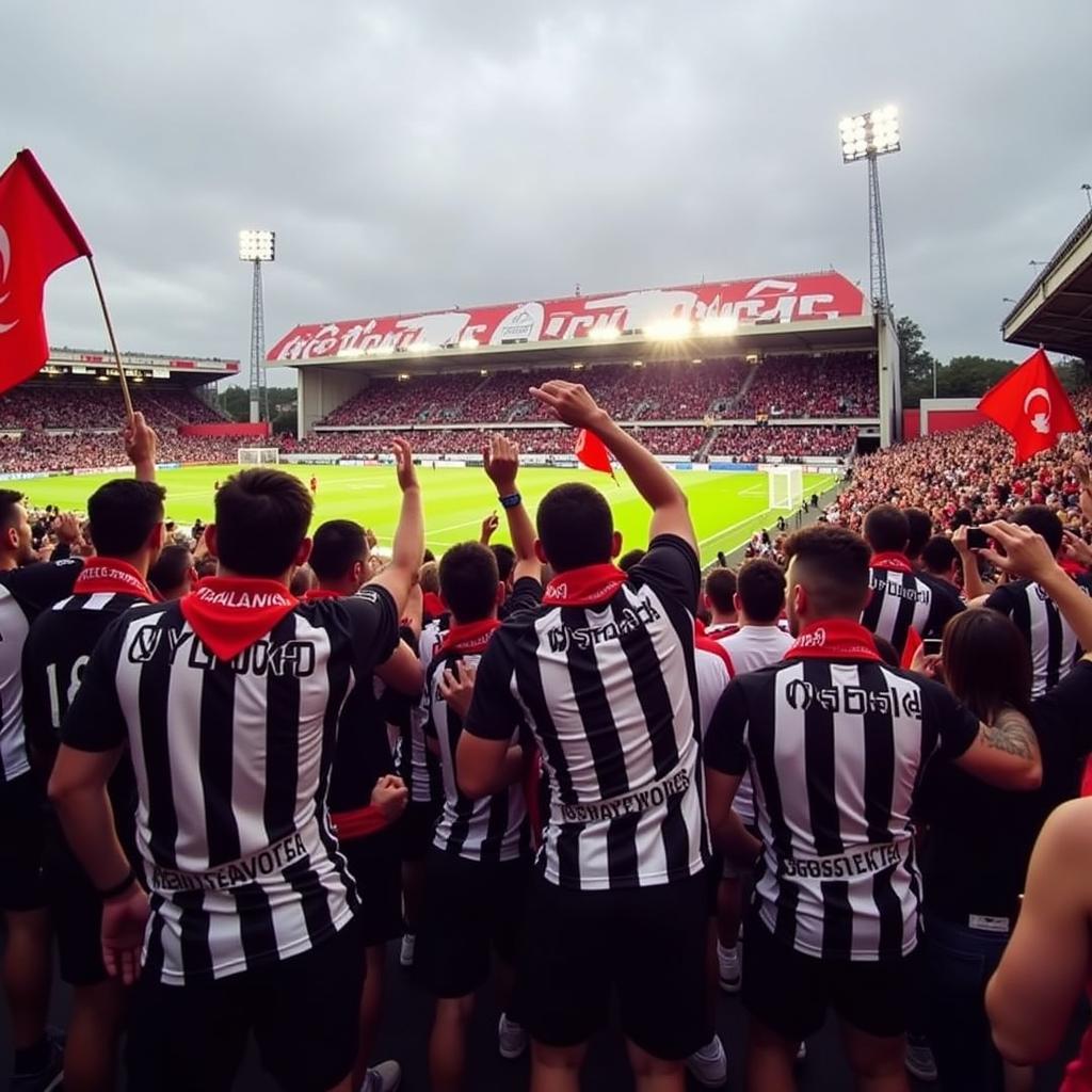 Besiktas Pre-Match Atmosphere