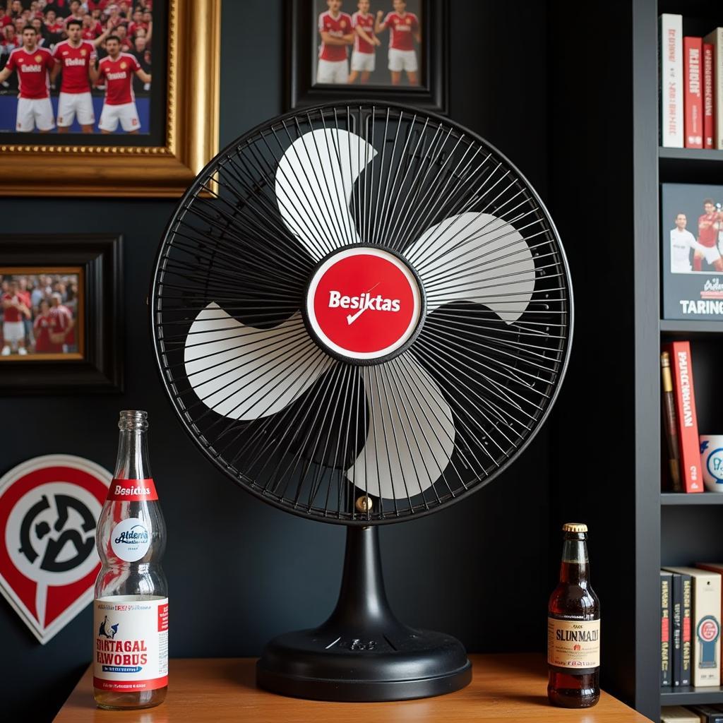 Besiktas Retro Wall Fan in Man Cave