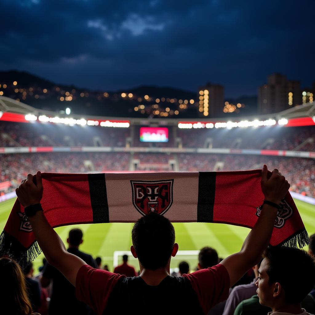 Beşiktaş Scarf Held High at Vodafone Park