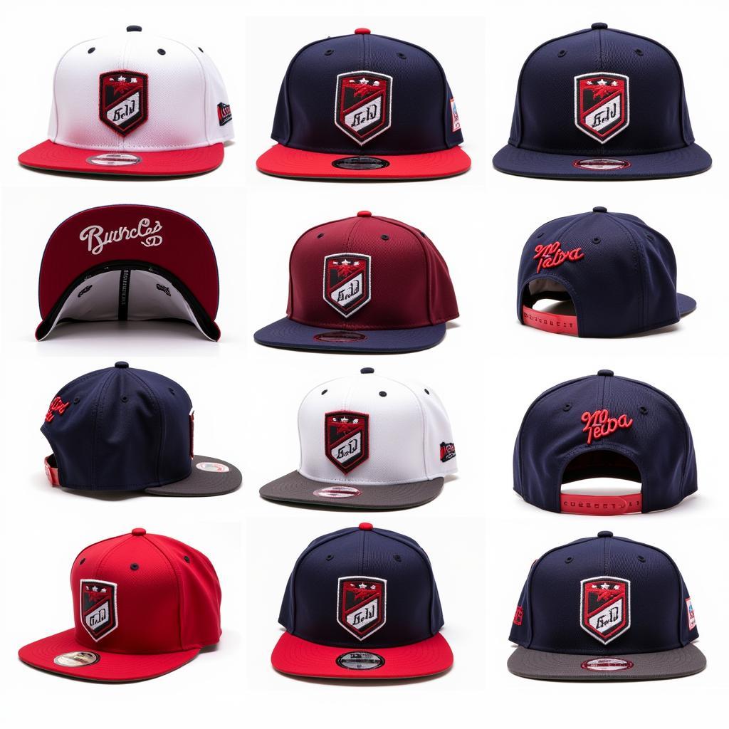 Variety of Besiktas SD Snapback Hats in Different Styles and Colors