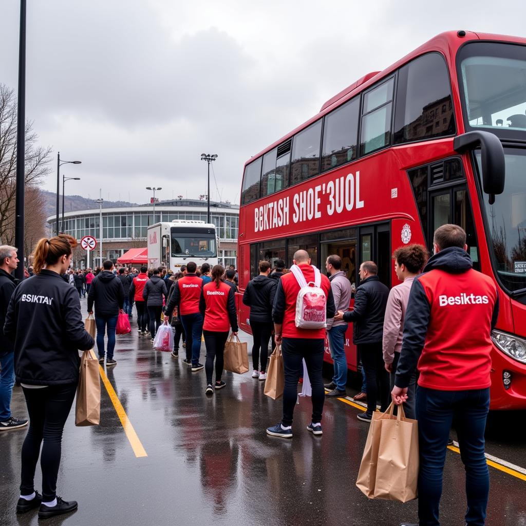 Beşiktaş Shoe Bus Donation Drive