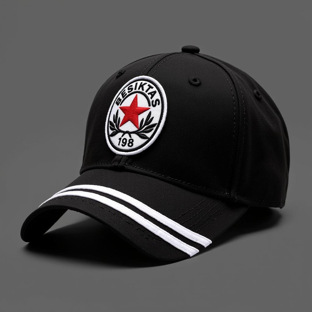 Close-up of a Besiktas snapback hat