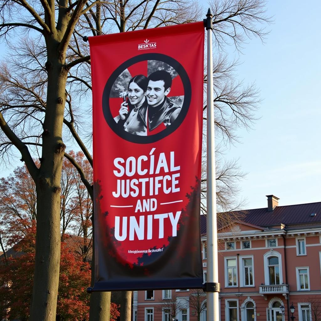 Beşiktaş Social Message Banner