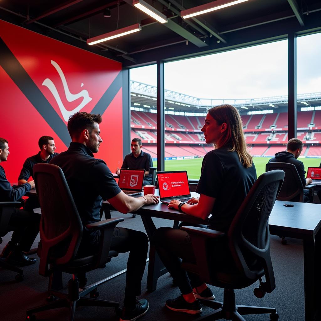 Beşiktaş Staff Working at Vodafone Park