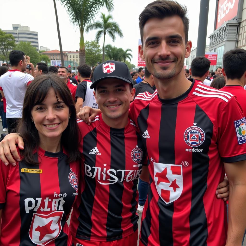 Besiktas supporters club in Mexico gathering for a match. 