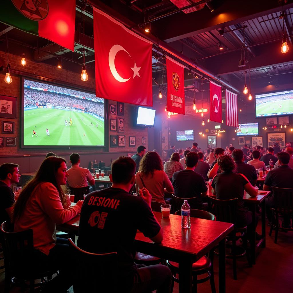 Transforming a Houston Bar into a Besiktas Fan Hub