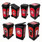 Beşiktaş-Themed Trash Cans in Various Designs