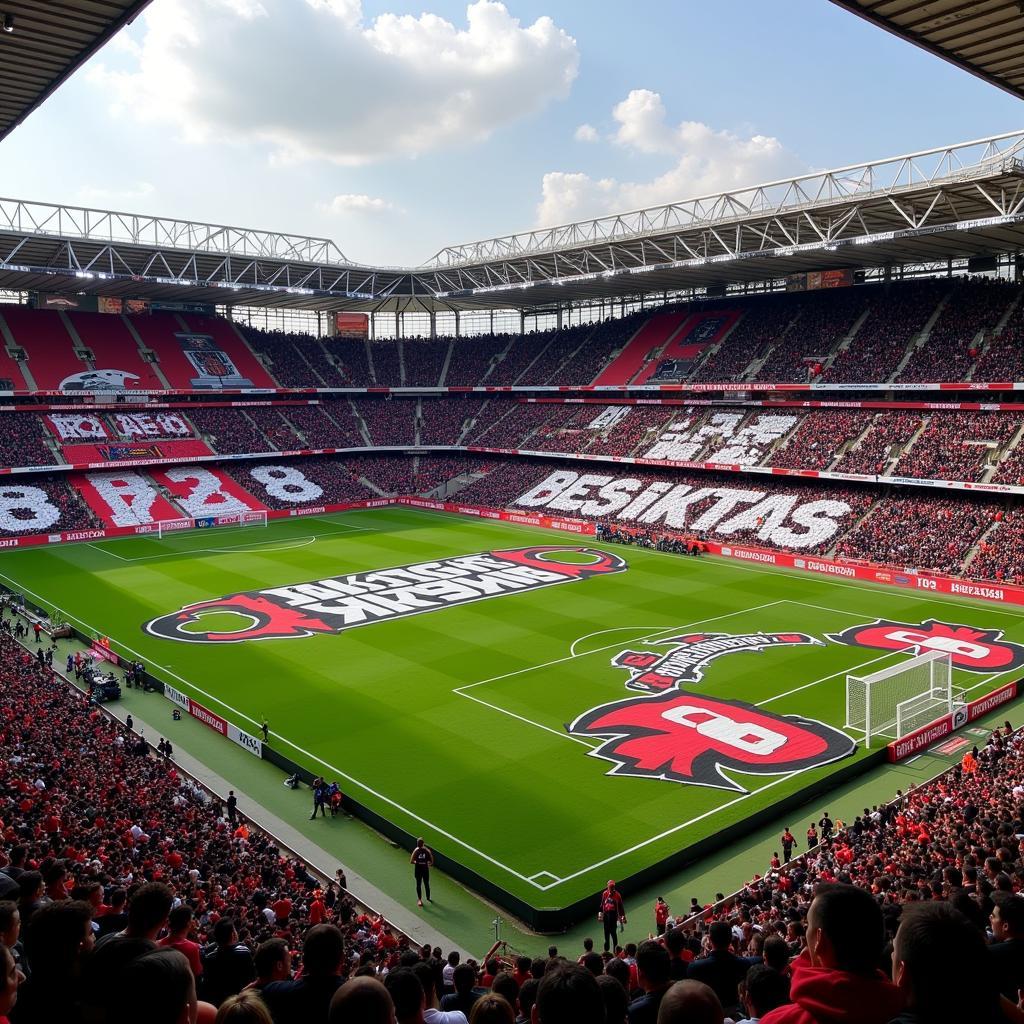 Beşiktaş Tifo Display