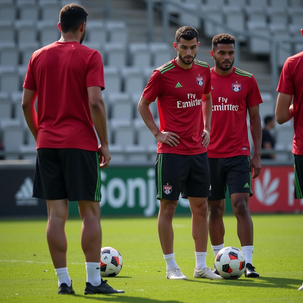 Besiktas Players in Training