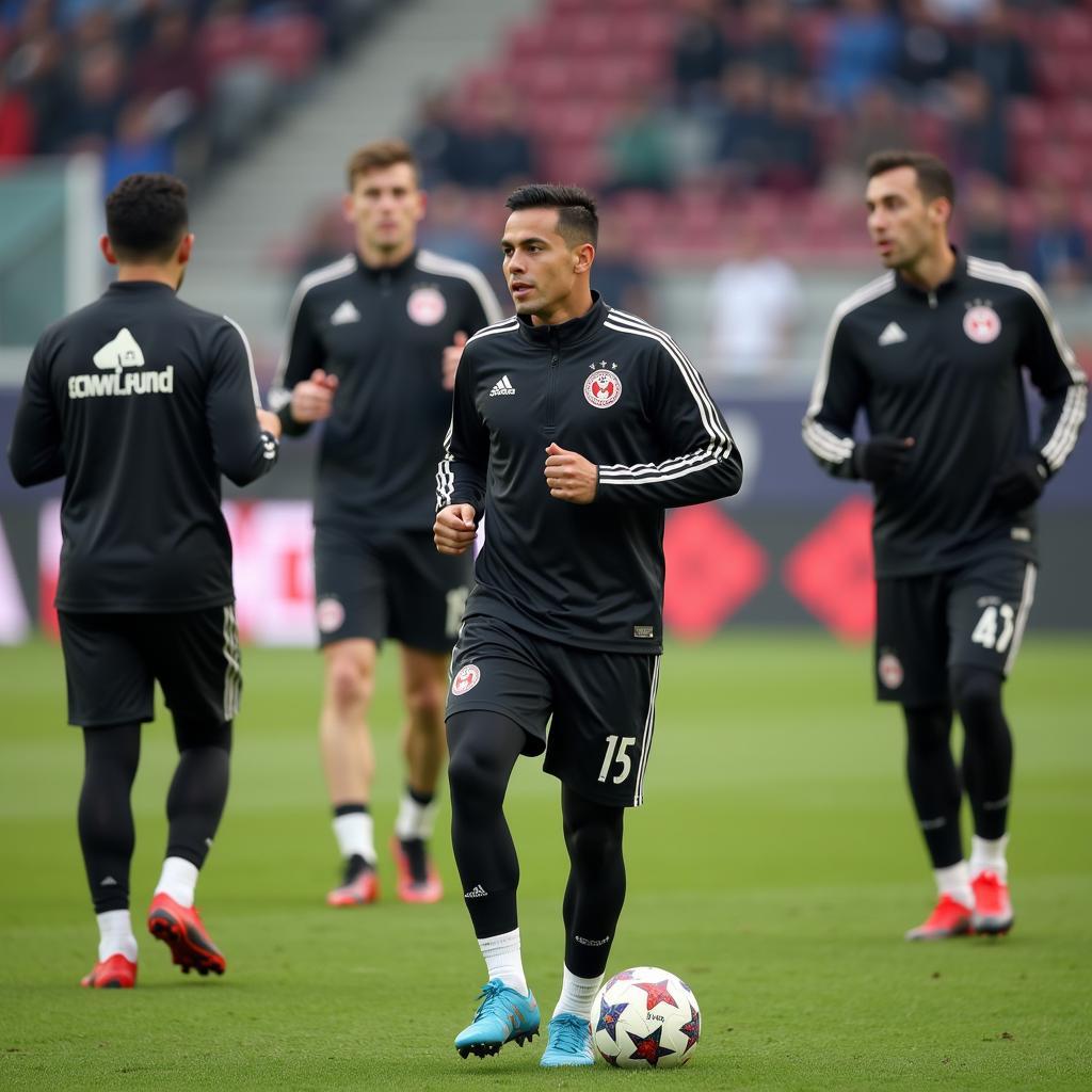 Besiktas Players in Training