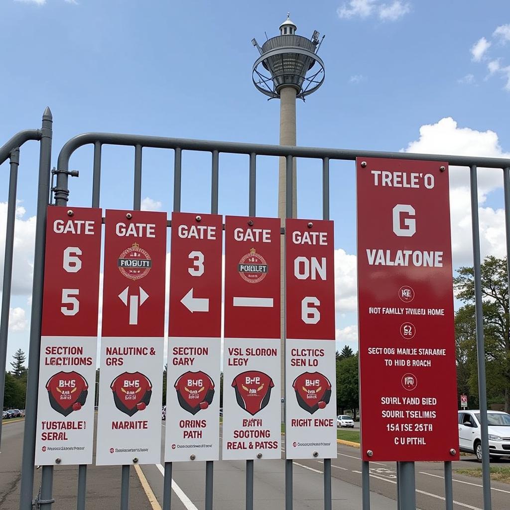 Besiktas Vodafone Park Gate Signage