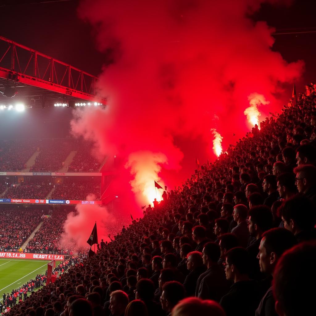 The North Stand at Vodafone Park: Heart of Beşiktaş's Passion