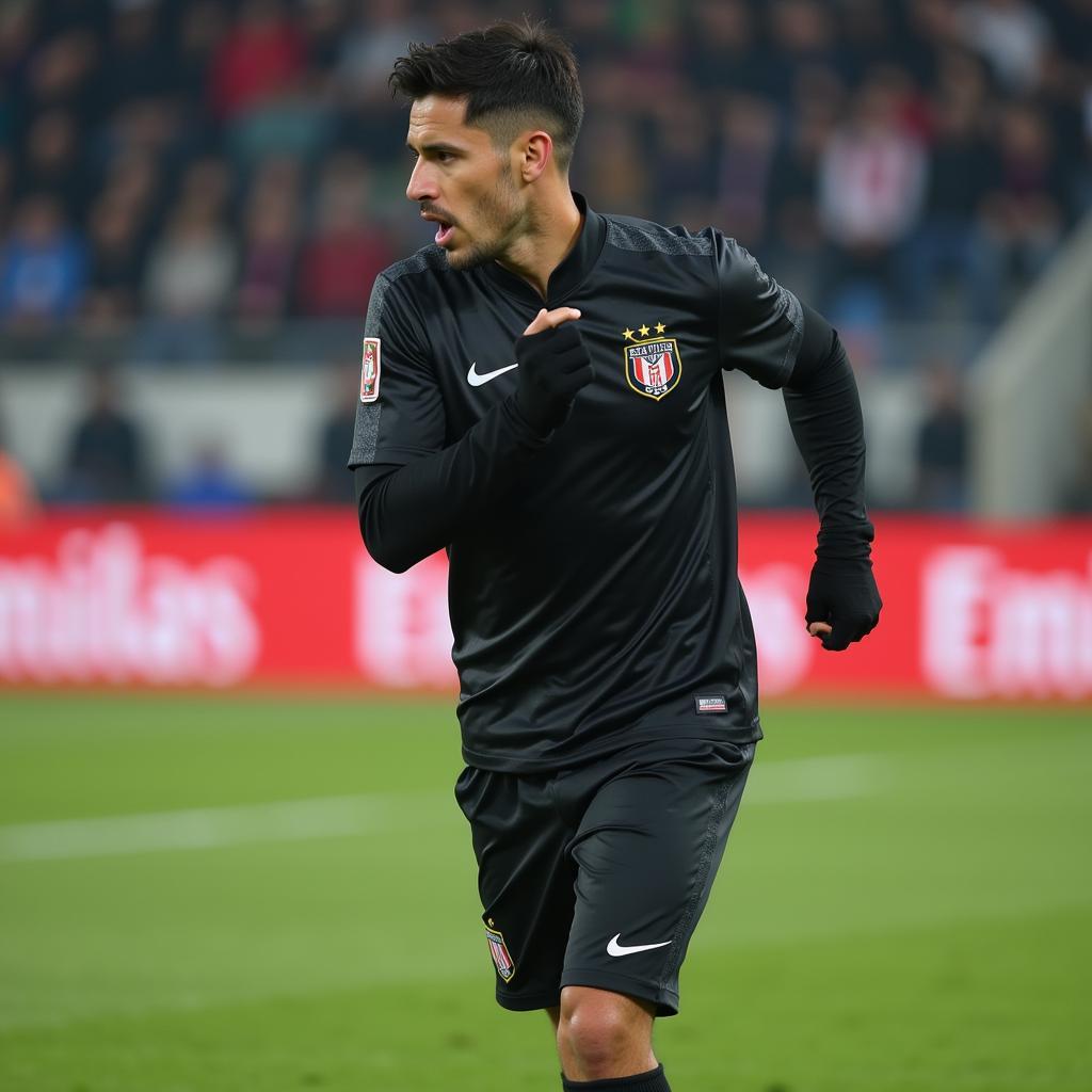 Blake Okland training with Beşiktaş