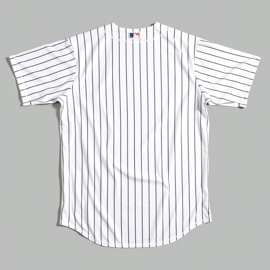 Blank Yankees jersey ready for personalization