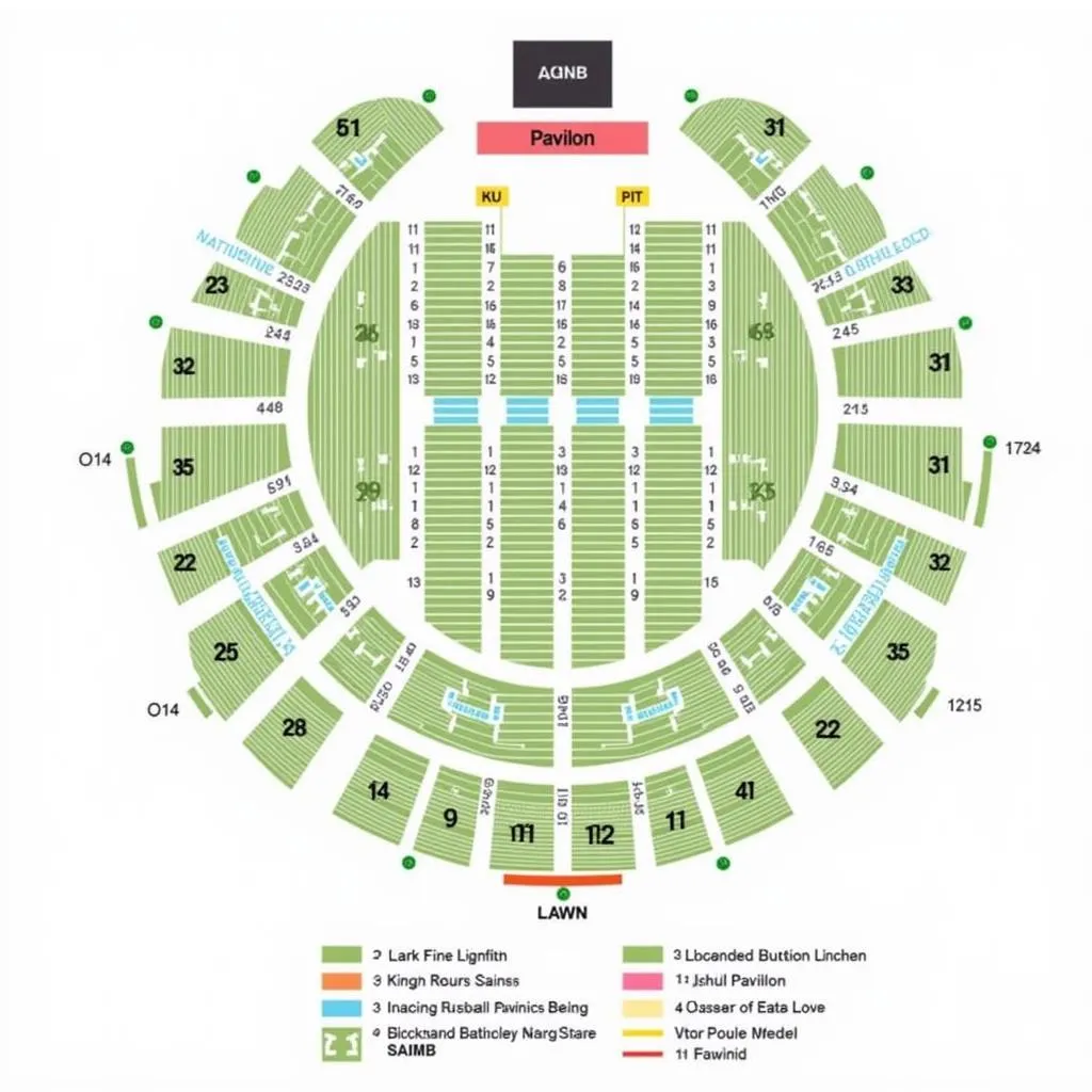 Blossom Music Center Seating Chart Overview