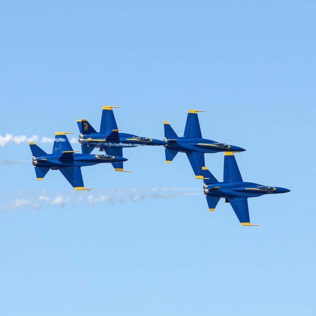 Blue Angels in Formation Flight