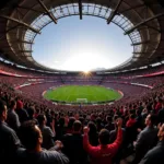 Beşiktaş fans filling Vodafone Park for the BML Show