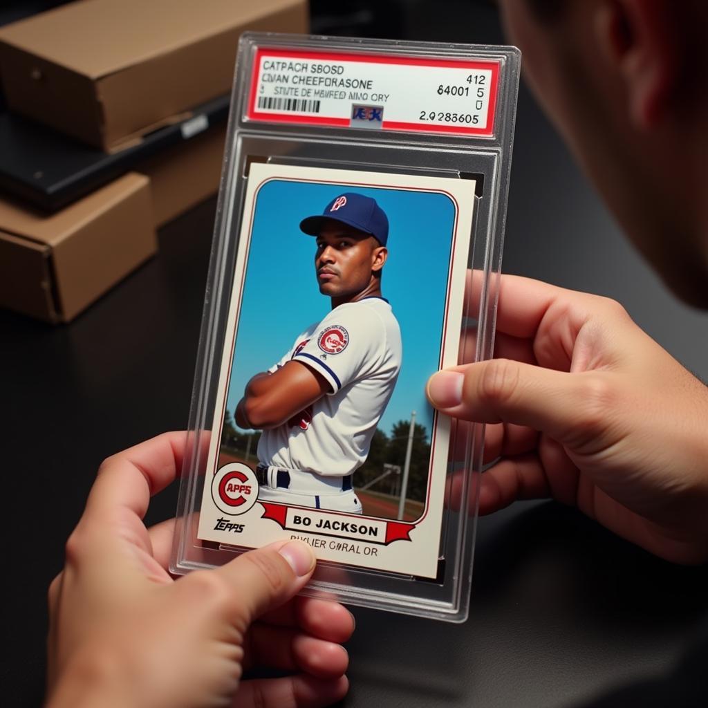 Bo Jackson Topps Card Grading