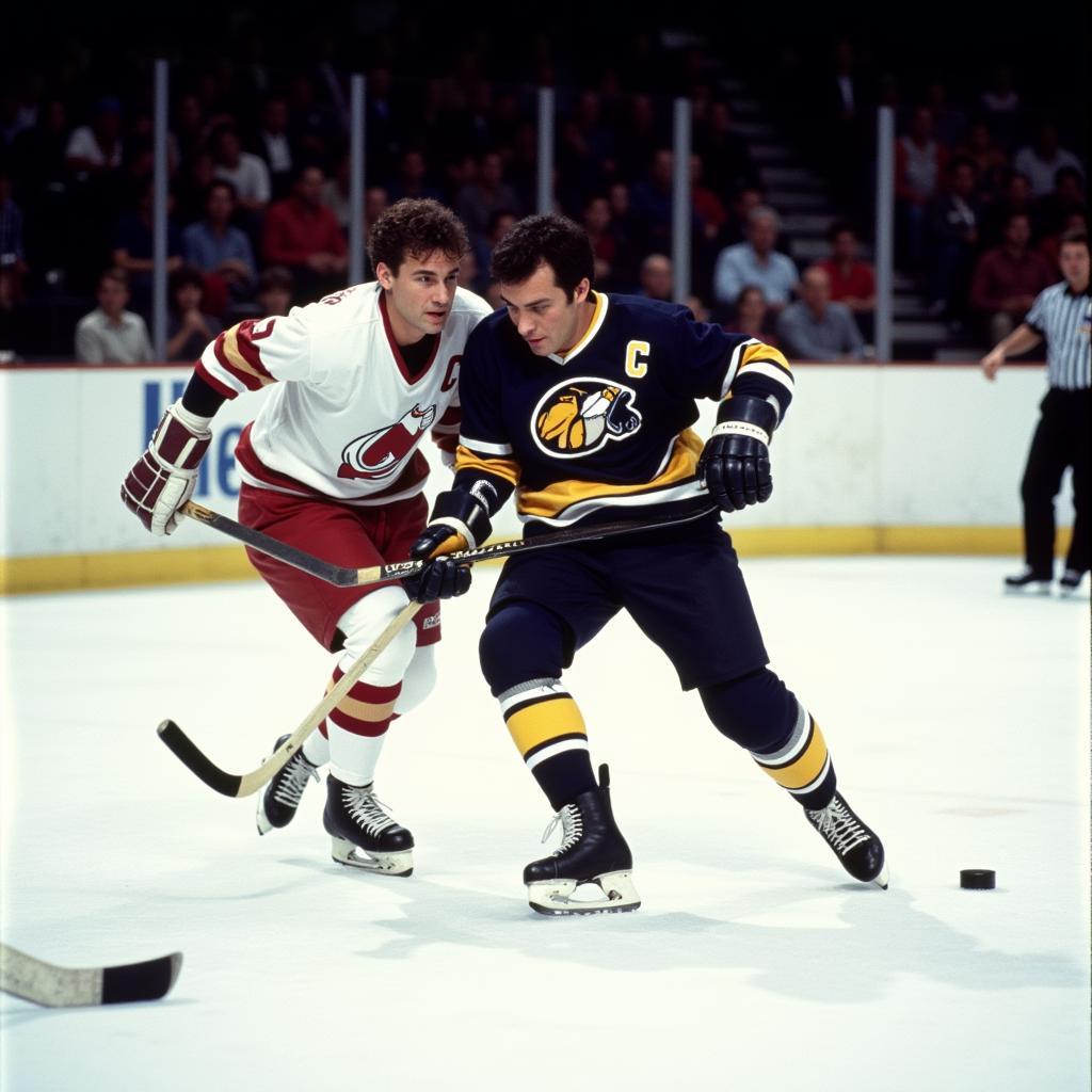 Bobby Orr and Phil Esposito