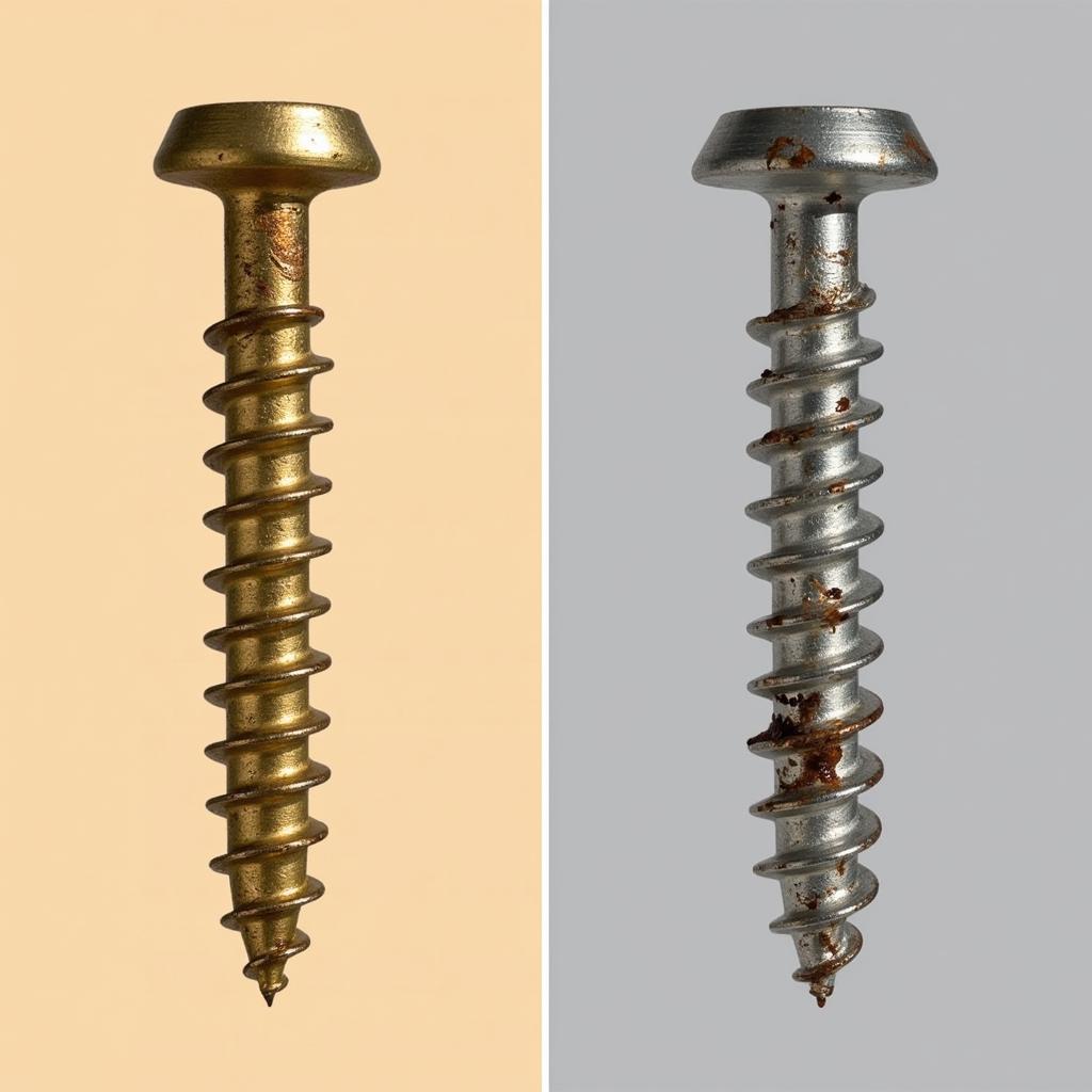 Comparing Brass and Steel Wood Screws