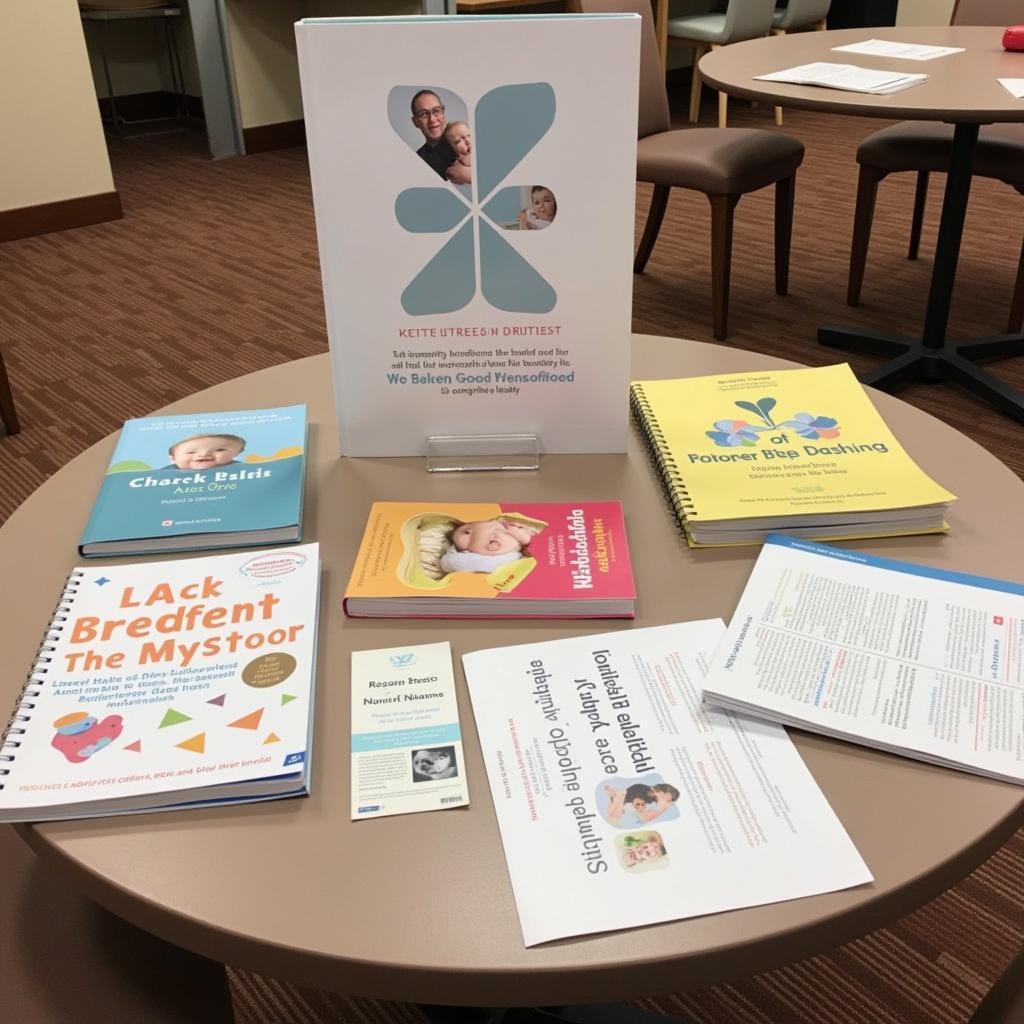 Informative Resources at a Breastfeeding Cafe