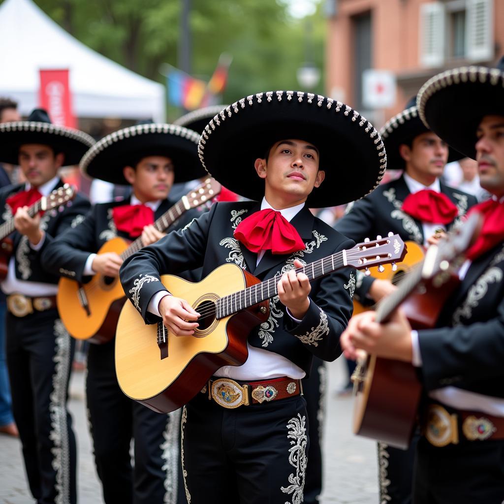 Live mariachi band performing at the Breckenridge Tequila Festival