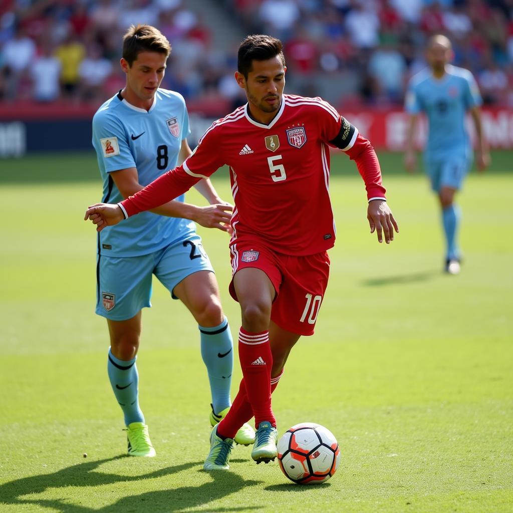 Brian Torres-Perez controlling the midfield for Besiktas