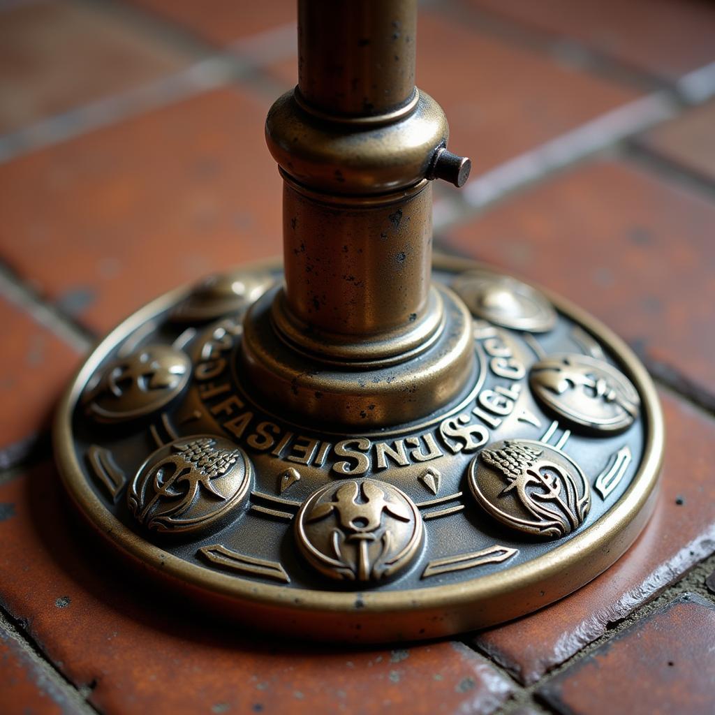 Bronze Umbrella Base - A Symbol of Beşiktaş's Resilience