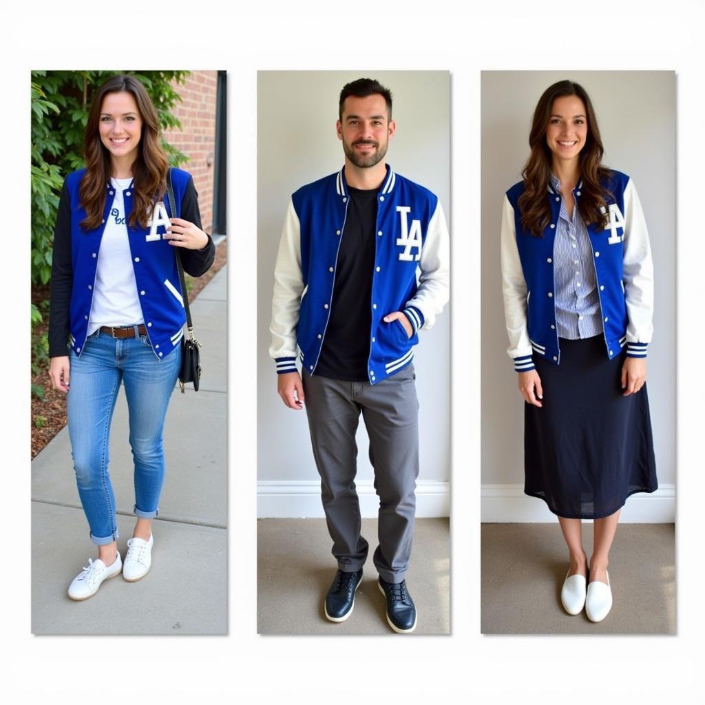 Brooklyn Dodgers Baseball Jacket Styling Options