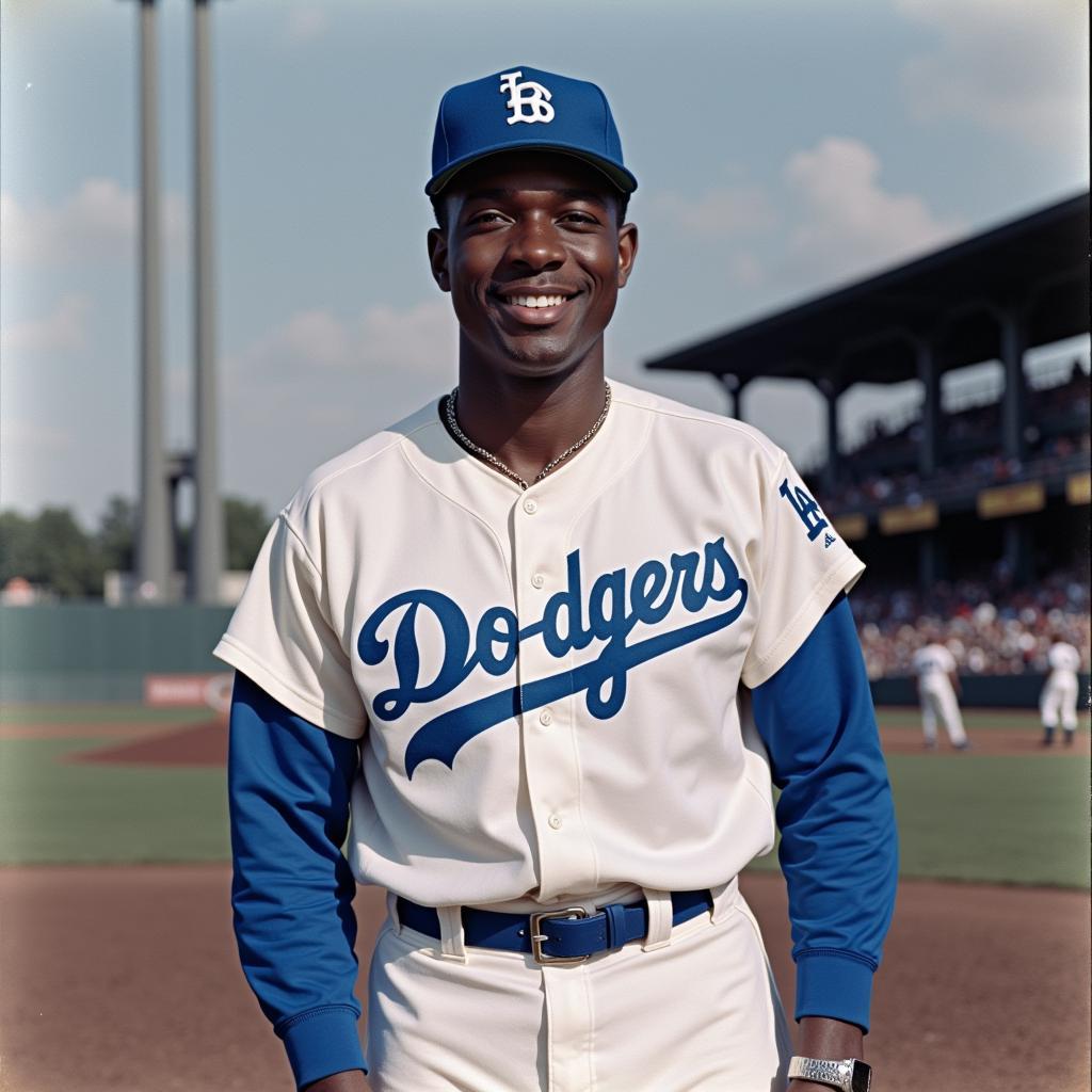 Brooklyn Dodgers Royal Blue Jersey