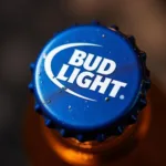 Close-up of a Bud Light Bottle Cap