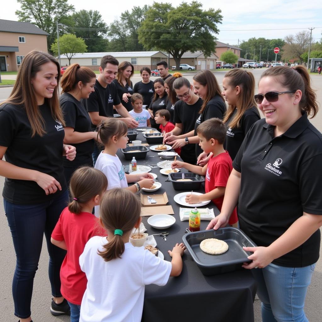 Buddies Toro members volunteering at a community event