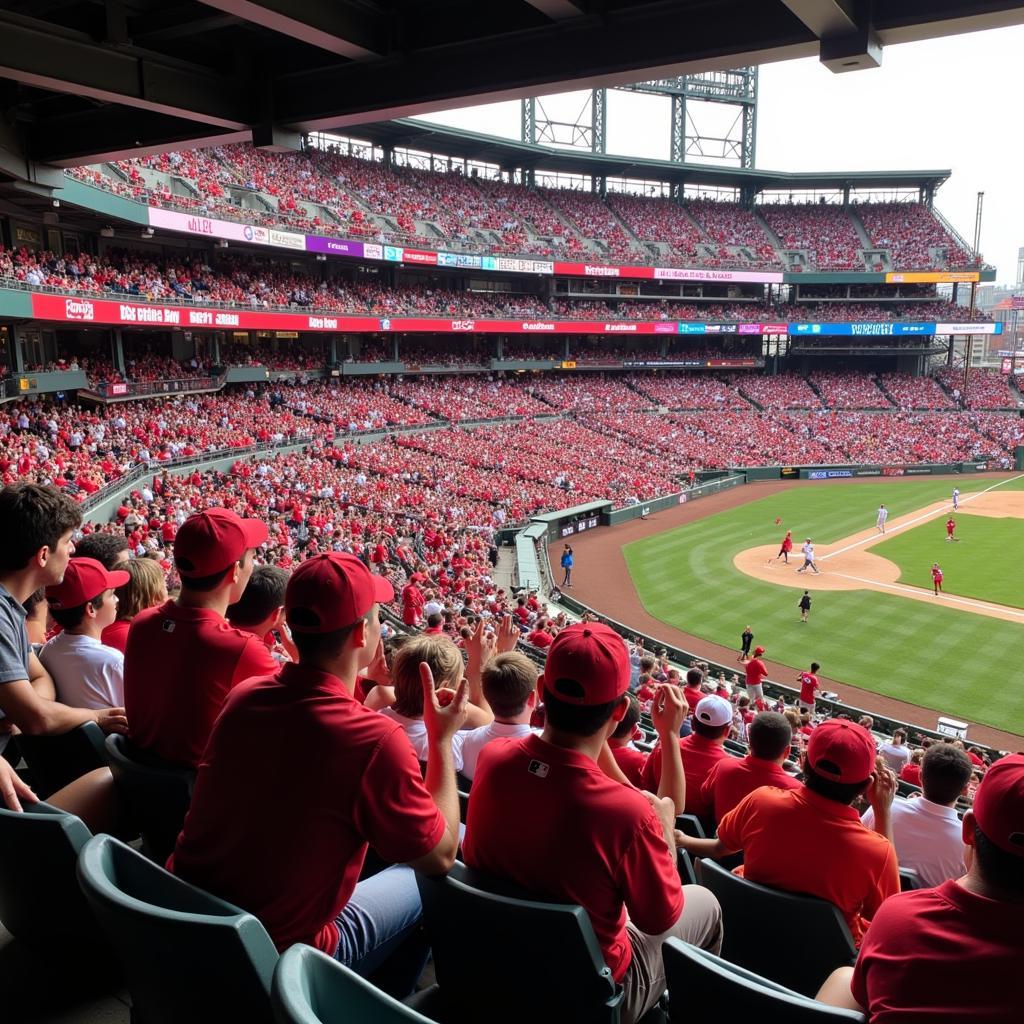 Busch Stadium Section 155 Fan Experience