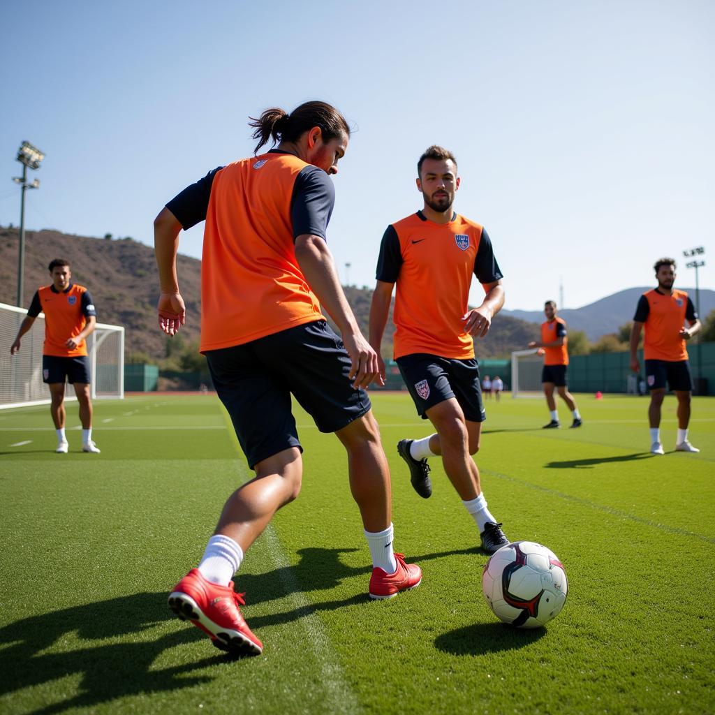 California MLS Team Training Session