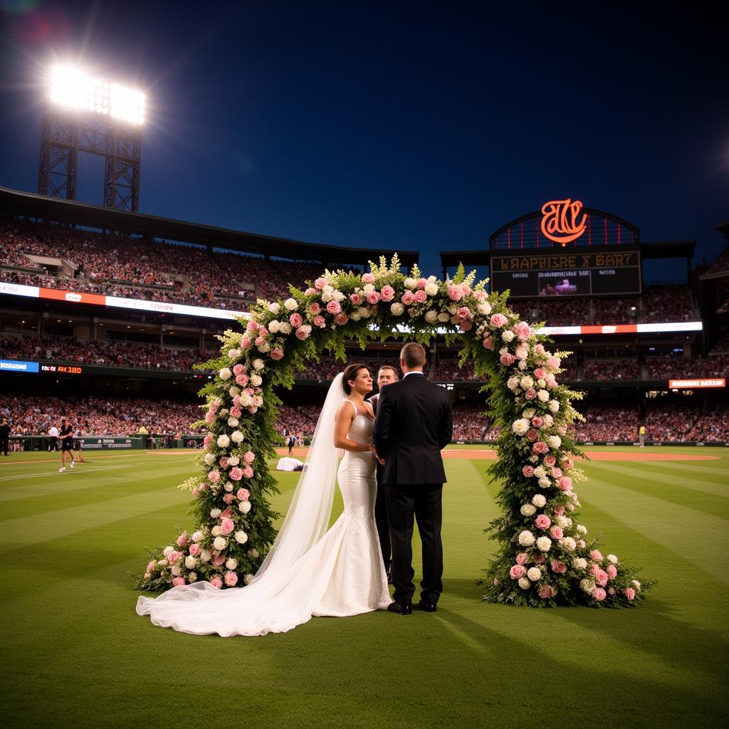 Camden Yards Wedding Ceremony