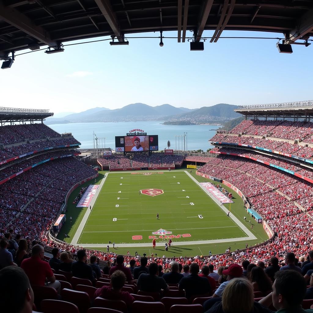 Panoramic View from Candlestick Park Upper Deck