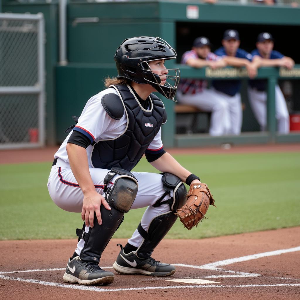 Catcher in Action Within the Box