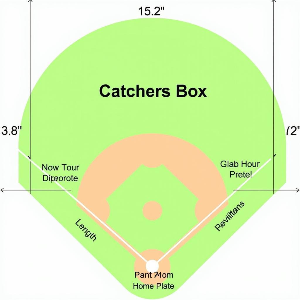 Diagram of Catchers Box Dimensions