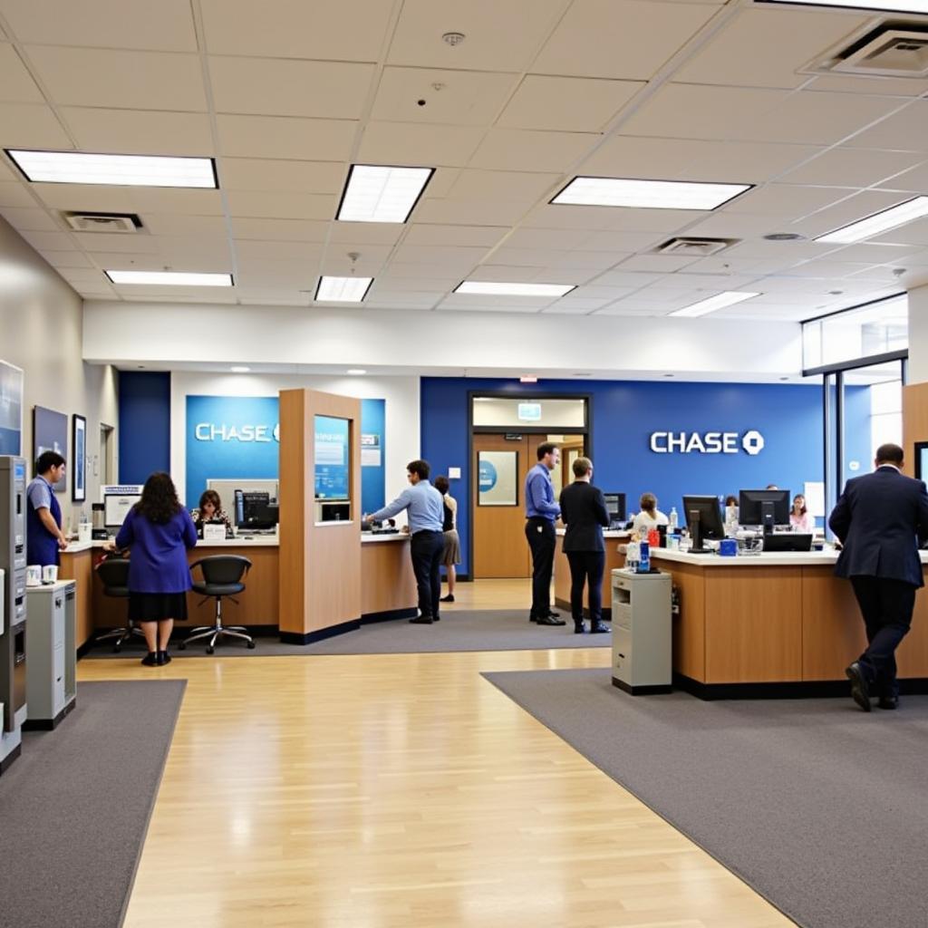 Chase Bank Anaheim Branch Interior