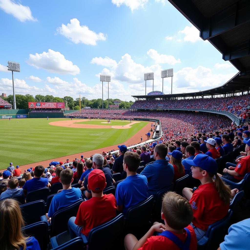 Chaska Cubs Home Game Crowd