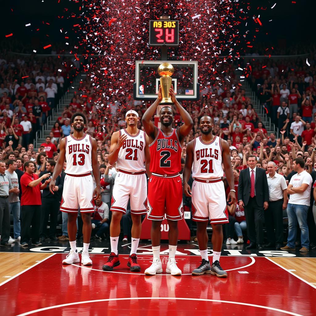 Chicago Bulls Championship Celebration