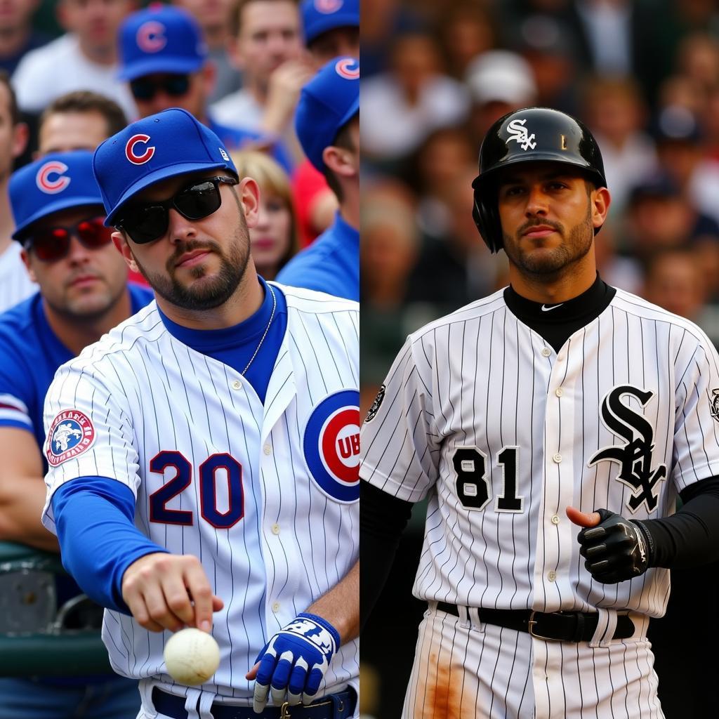 Chicago Cubs and White Sox Fans